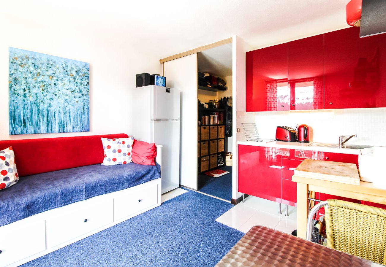 Appartement à Flaine - Studio sud avec chambre cabine à vendre, Iris Appartement à Flaine - Studio sud avec chambre cabine à vendre, Iris